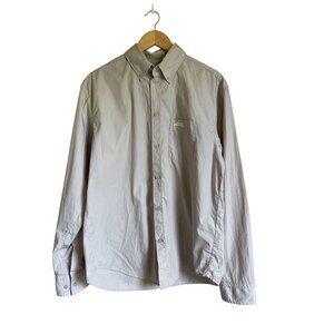 ZARA Rhuigi Men's US Small Tan Button Up Collared Shirt Long Sleeve